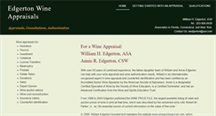 Desktop Screenshot of edgertonwineappraisals.com